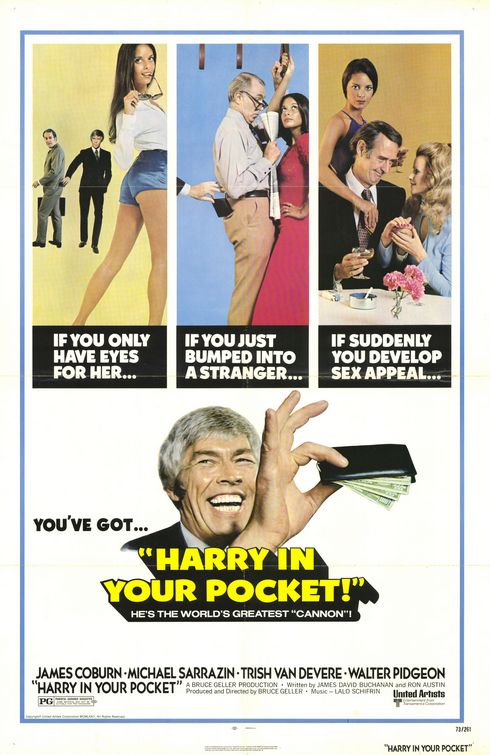 the movie poster: Harry in Your Pocket (1973)