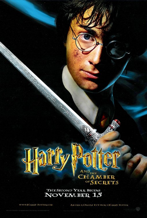 1000 piece jigsaw puzzle for the movie poster: Harry Potter and the Chamber of Secrets (2002) ver10