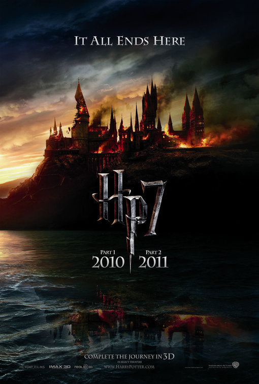 1000 piece jigsaw puzzle for the movie poster: Harry Potter and the Deathly Hallows: Part I (2010)