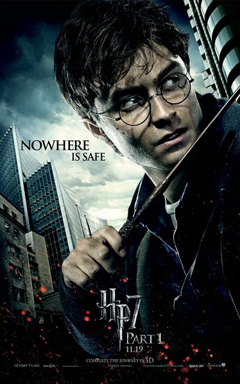 1000 piece jigsaw puzzle for the movie poster: Harry Potter and the Deathly Hallows: Part I (2010) ver2