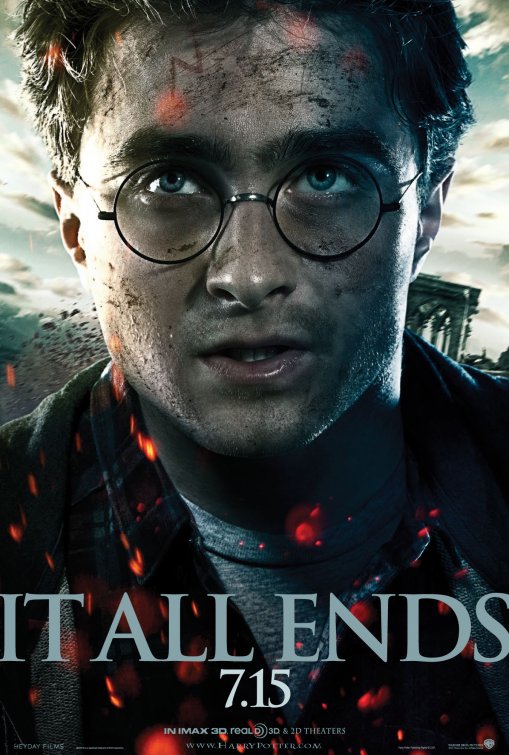 1000 piece jigsaw puzzle for the movie poster: Harry Potter and the Deathly Hallows: Part 2 (2011) ver2