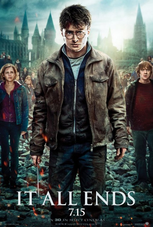 1000 piece jigsaw puzzle for the movie poster: Harry Potter and the Deathly Hallows: Part 2 (2011) ver21