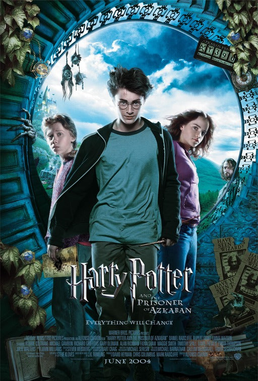 the movie poster: Harry Potter and the Prisoner of Azkaban (2004) ver4