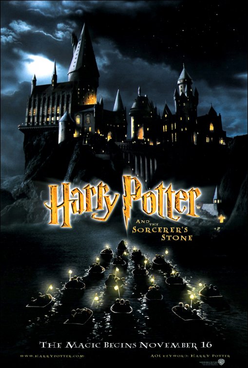 1000 piece jigsaw puzzle for the movie poster: Harry Potter and the Sorcerer's Stone (2001) ver2