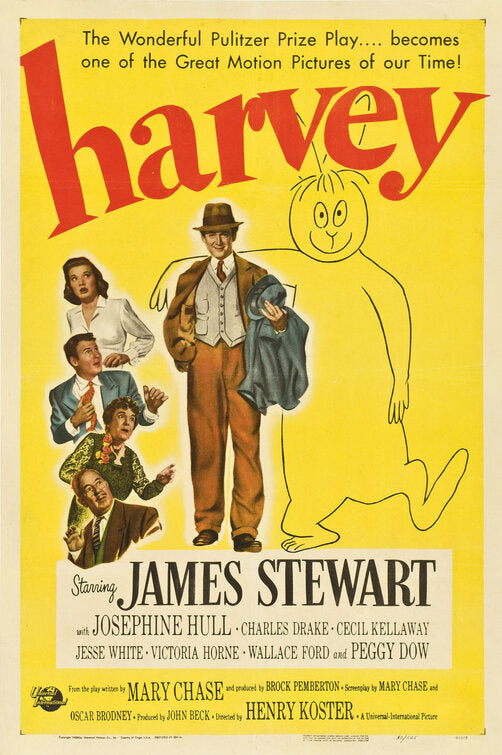 1000 piece jigsaw puzzle for the movie poster: Harvey (1950)