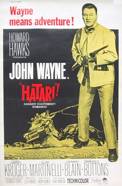 the movie poster: Hatari! (1962) ver2