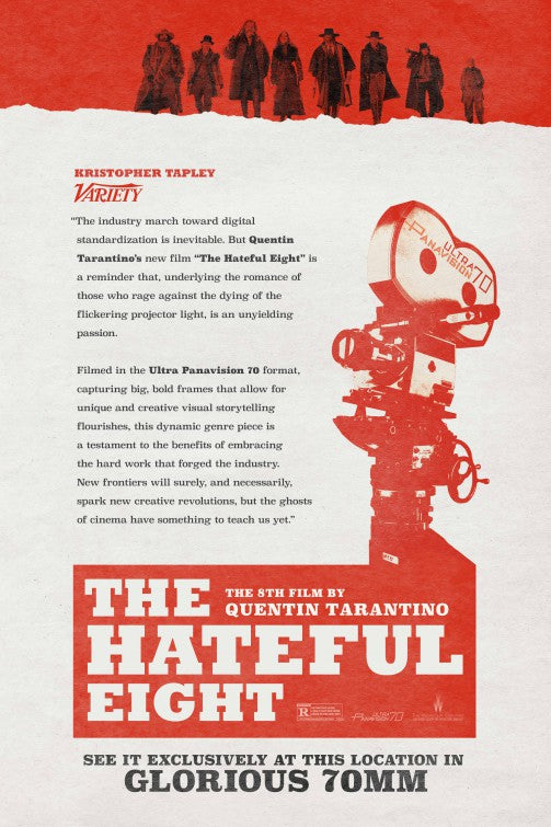 1000 piece jigsaw puzzle for the movie poster: The Hateful Eight (2015) ver14