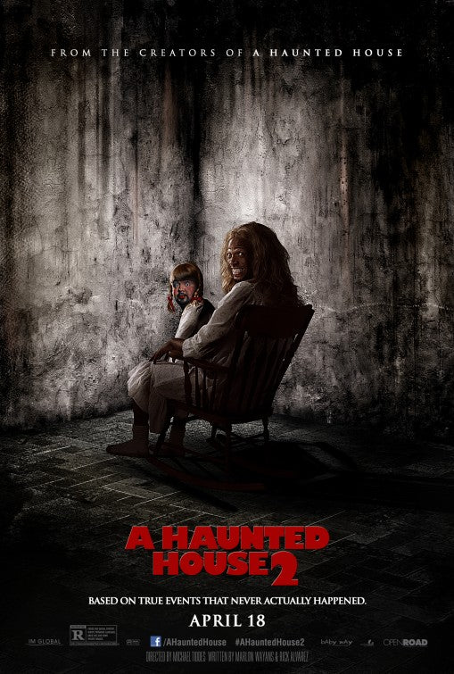 1000 piece jigsaw puzzle for the movie poster: A Haunted House 2 (2014) ver6