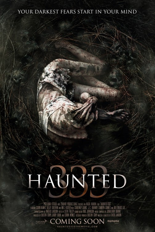 1000 piece jigsaw puzzle for the movie poster: Haunted: 333 (2017)