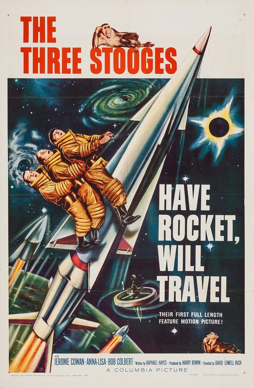 1000 piece jigsaw puzzle for the movie poster: Have Rocket, Will Travel (1959)
