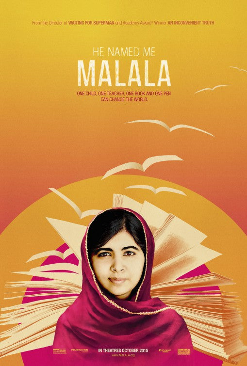 1000 piece jigsaw puzzle for the movie poster: He Named Me Malala (2015)