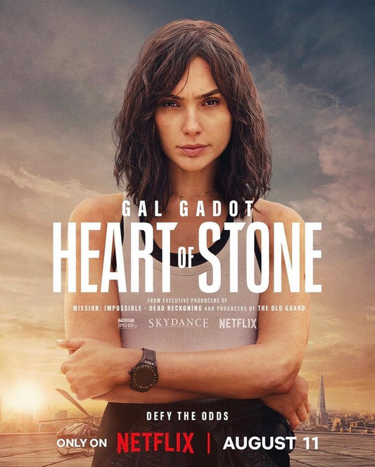 1000 piece jigsaw puzzle for the movie poster: Heart of Stone (2023) ver2