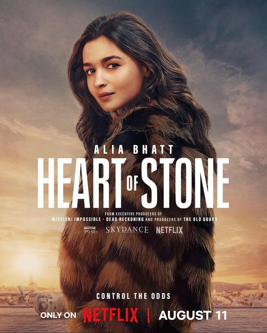 1000 piece jigsaw puzzle for the movie poster: Heart of Stone (2023) ver3