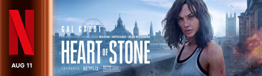1000 piece jigsaw puzzle for the movie poster: Heart of Stone (2023) ver7