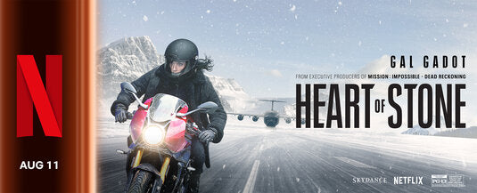 1000 piece jigsaw puzzle for the movie poster: Heart of Stone (2023) ver8