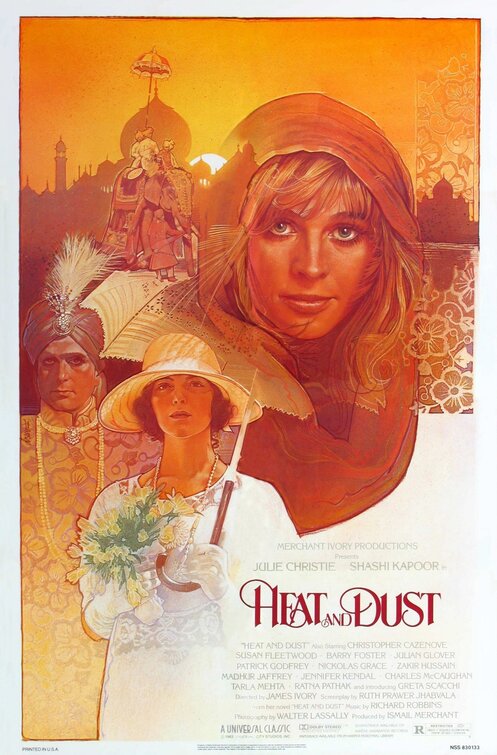 the movie poster: Heat and Dust (1983)