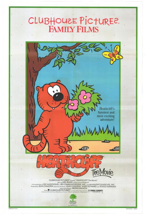 1000 piece jigsaw puzzle for the movie poster: Heathcliff: The Movie (1986)