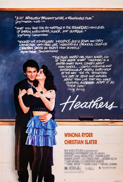 the movie poster: Heathers (1989) ver1