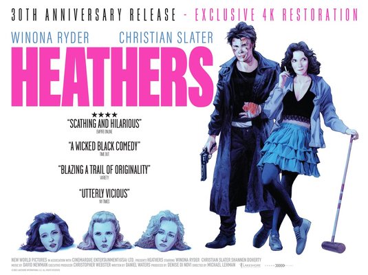 1000 piece jigsaw puzzle for the movie poster: Heathers (1989) ver3