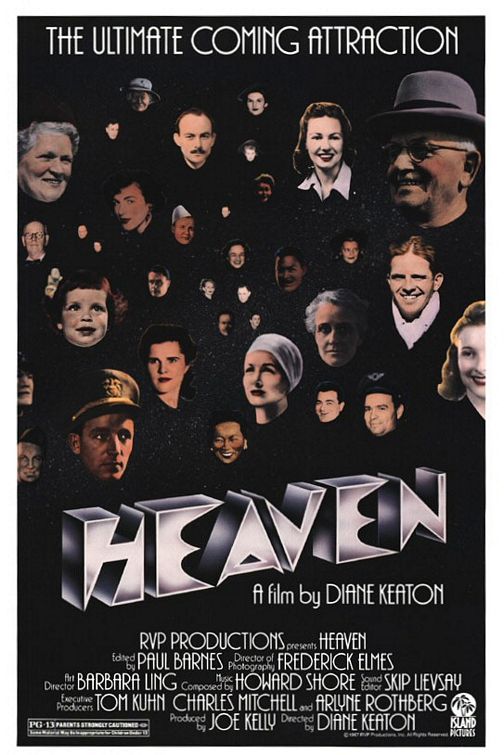 the movie poster: Heaven (1987)