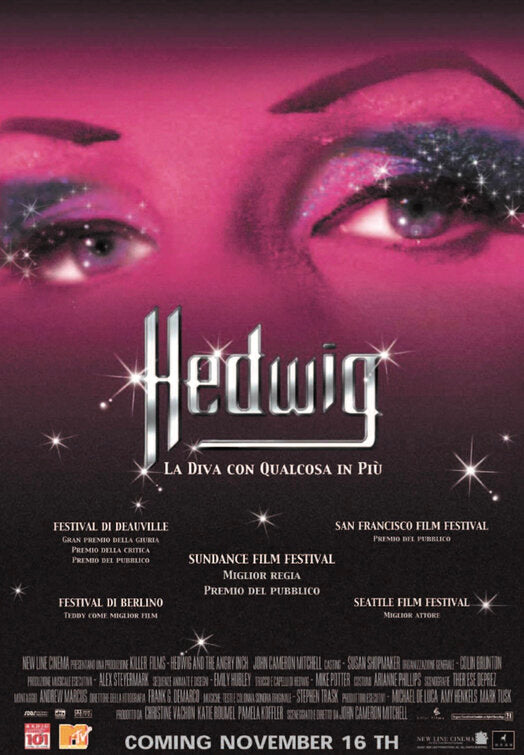 the movie poster: Hedwig and the Angry Inch (2001) ver2