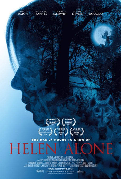 1000 piece jigsaw puzzle for the movie poster: Helen Alone (2014)