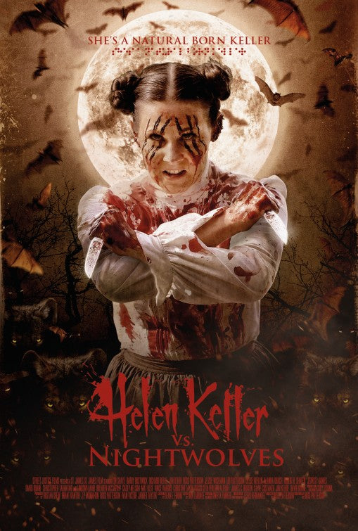 1000 piece jigsaw puzzle for the movie poster: Helen Keller vs. Nightwolves (2015)
