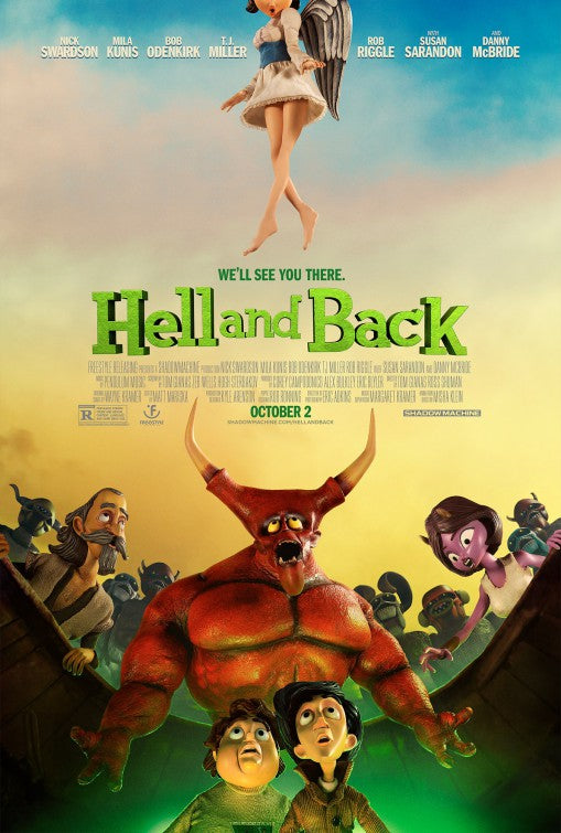 1000 piece jigsaw puzzle for the movie poster: Hell and Back (2015) ver9