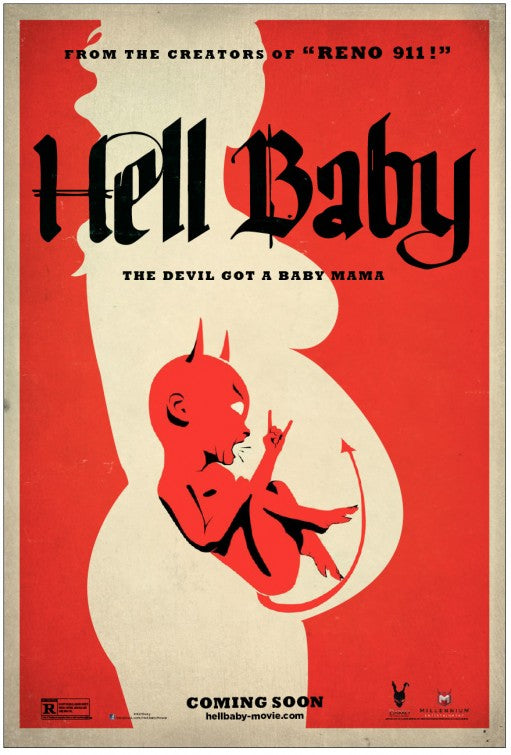 1000 piece jigsaw puzzle for the movie poster: Hell Baby (2013)