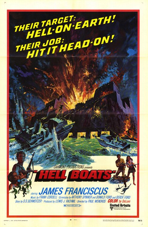 the movie poster: Hell Boats (1970)
