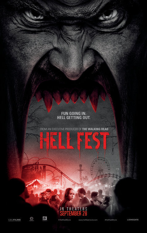 1000 piece jigsaw puzzle for the movie poster: Hell Fest (2018)