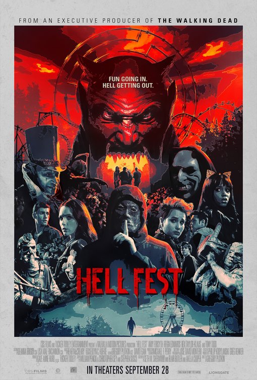 1000 piece jigsaw puzzle for the movie poster: Hell Fest (2018) ver2