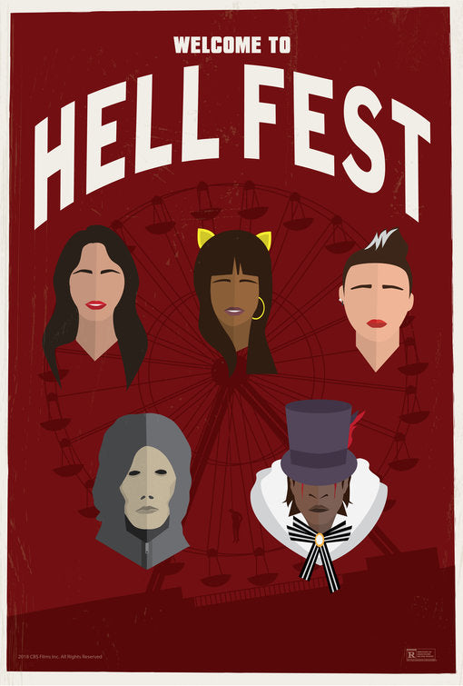 1000 piece jigsaw puzzle for the movie poster: Hell Fest (2018) ver6