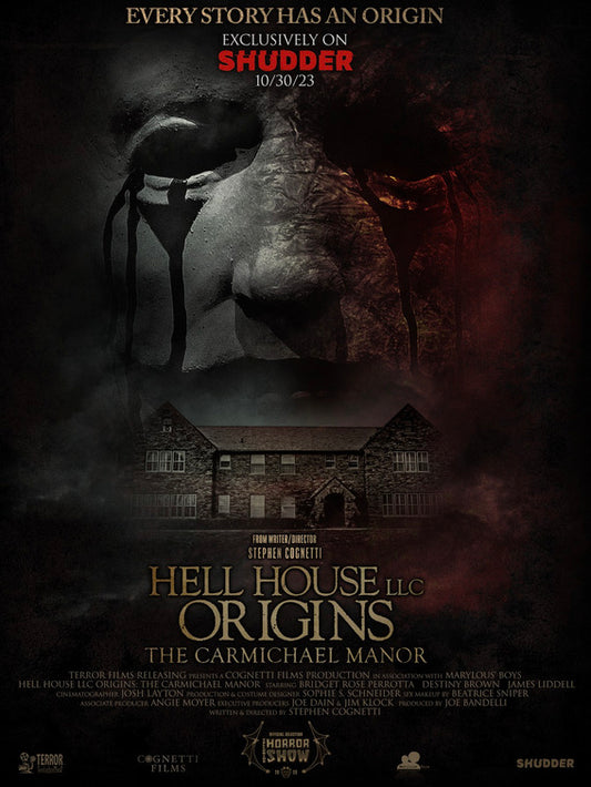 1000 piece jigsaw puzzle for the movie poster: Hell House LLC Origins: The Carmichael Manor (2023)