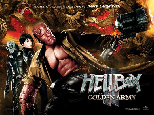 the movie poster: Hellboy 2 (2008) ver13