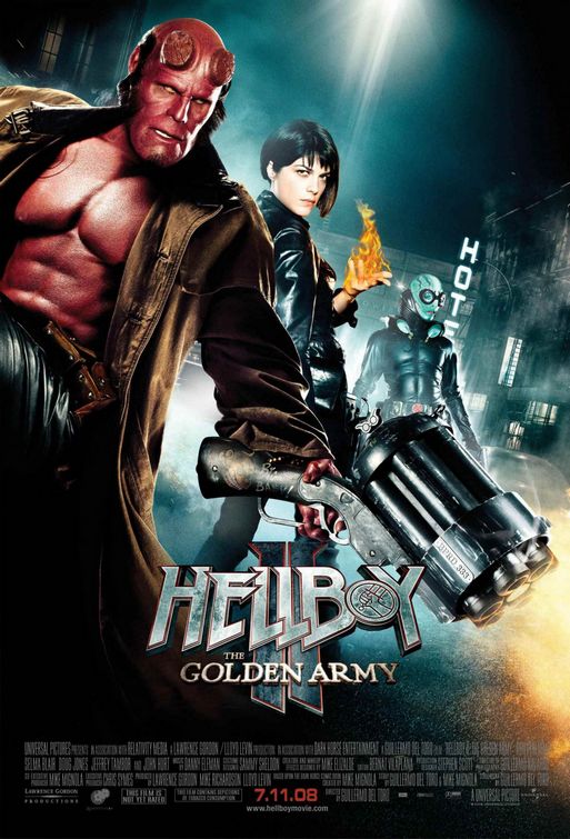 the movie poster: Hellboy 2 (2008) ver14