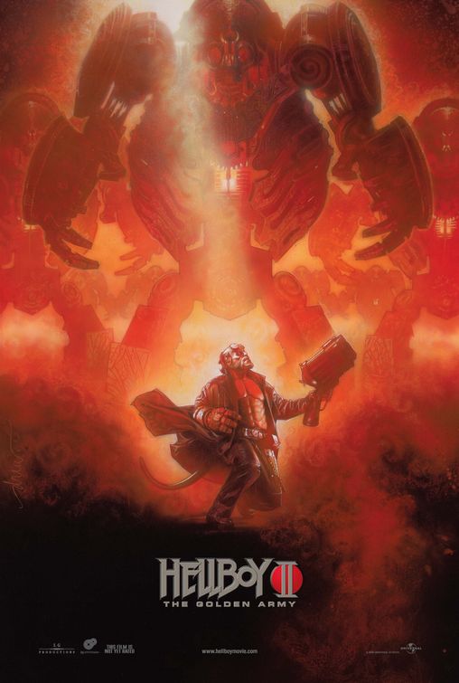 the movie poster: Hellboy 2 (2008) ver5