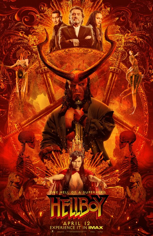 1000 piece jigsaw puzzle for the movie poster: Hellboy (2019) ver14