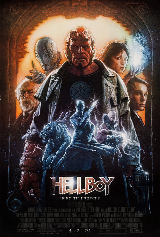 the movie poster: Hellboy (2004) ver3