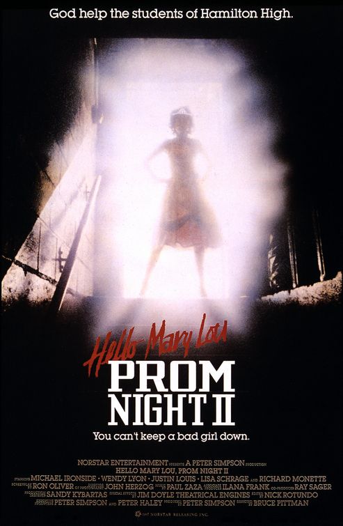 the movie poster: Hello Mary Lou: Prom Night II (1987) ver2