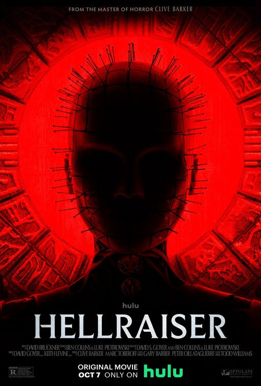 1000 piece jigsaw puzzle for the movie poster: Hellraiser (2022)
