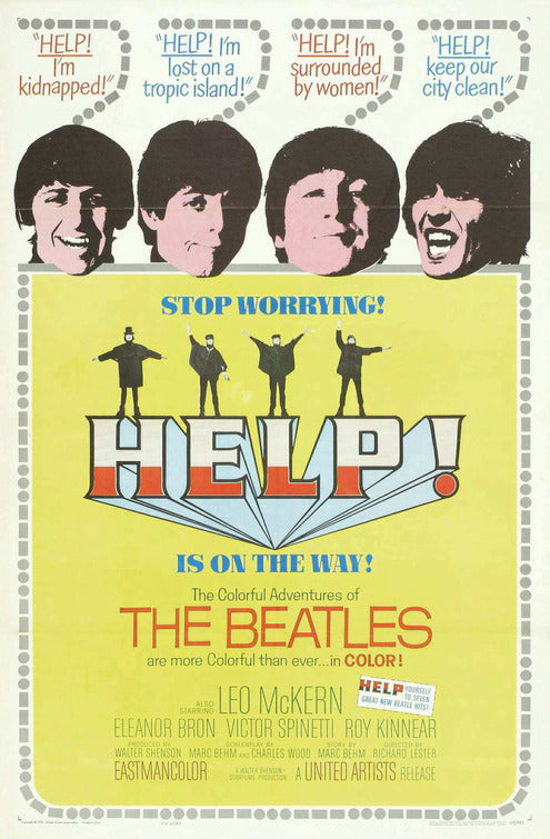 the movie poster: Help! (1965)