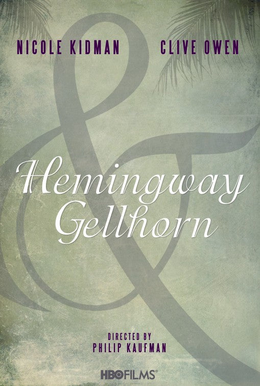 1000 piece jigsaw puzzle for tv poster: Hemingway & Gellhorn