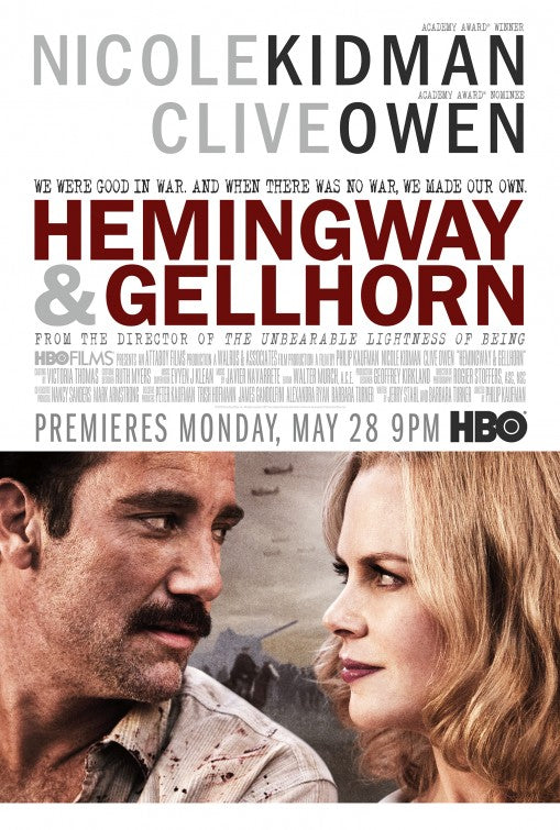 1000 piece jigsaw puzzle for tv poster: Hemingway & Gellhorn, ver2