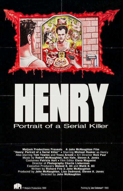 1000 piece jigsaw puzzle for the movie poster: Henry: Portrait of a Serial Killer (1986)