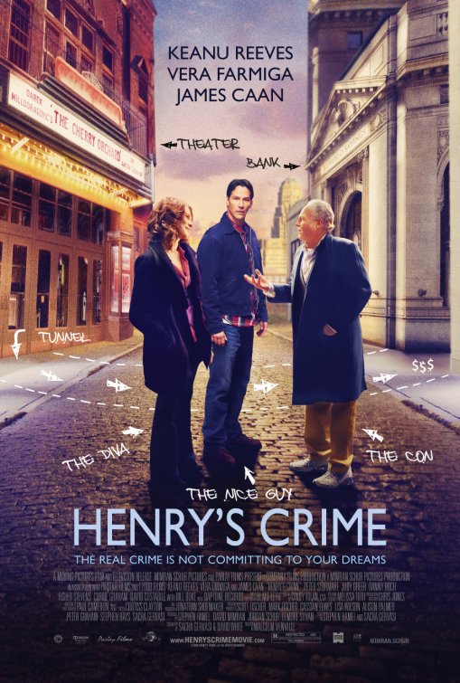 1000 piece jigsaw puzzle for the movie poster: Henry's Crime (2011) ver3
