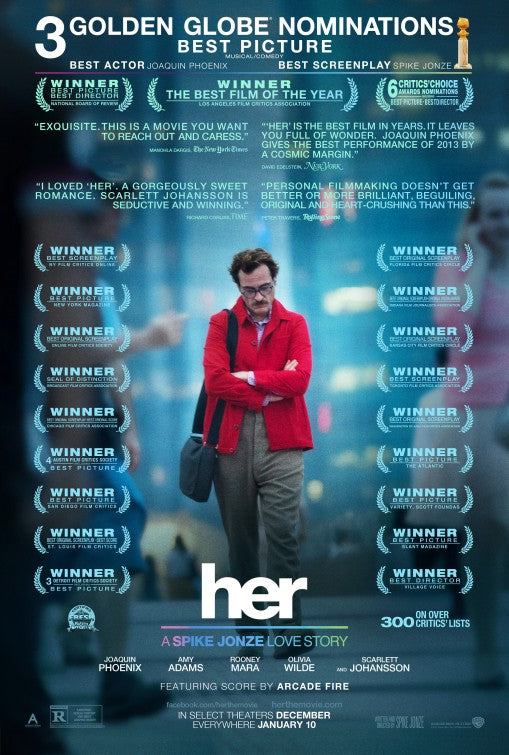 1000 piece jigsaw puzzle for the movie poster: Her (2013) ver2