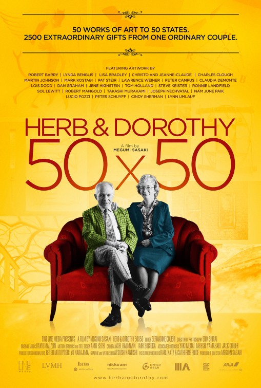 1000 piece jigsaw puzzle for the movie poster: Herb & Dorothy 50X50 (2013)