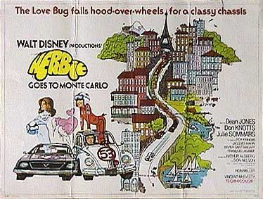 the movie poster: Herbie Goes to Monte Carlo (1977) ver2