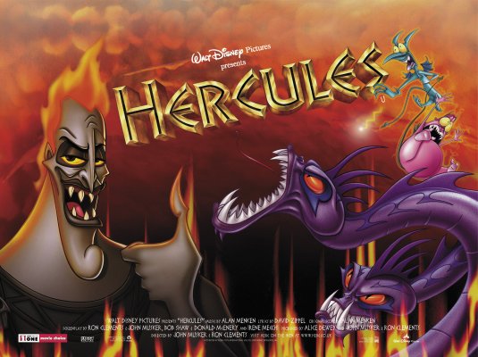 1000 piece jigsaw puzzle for the movie poster: Hercules (1997) ver12